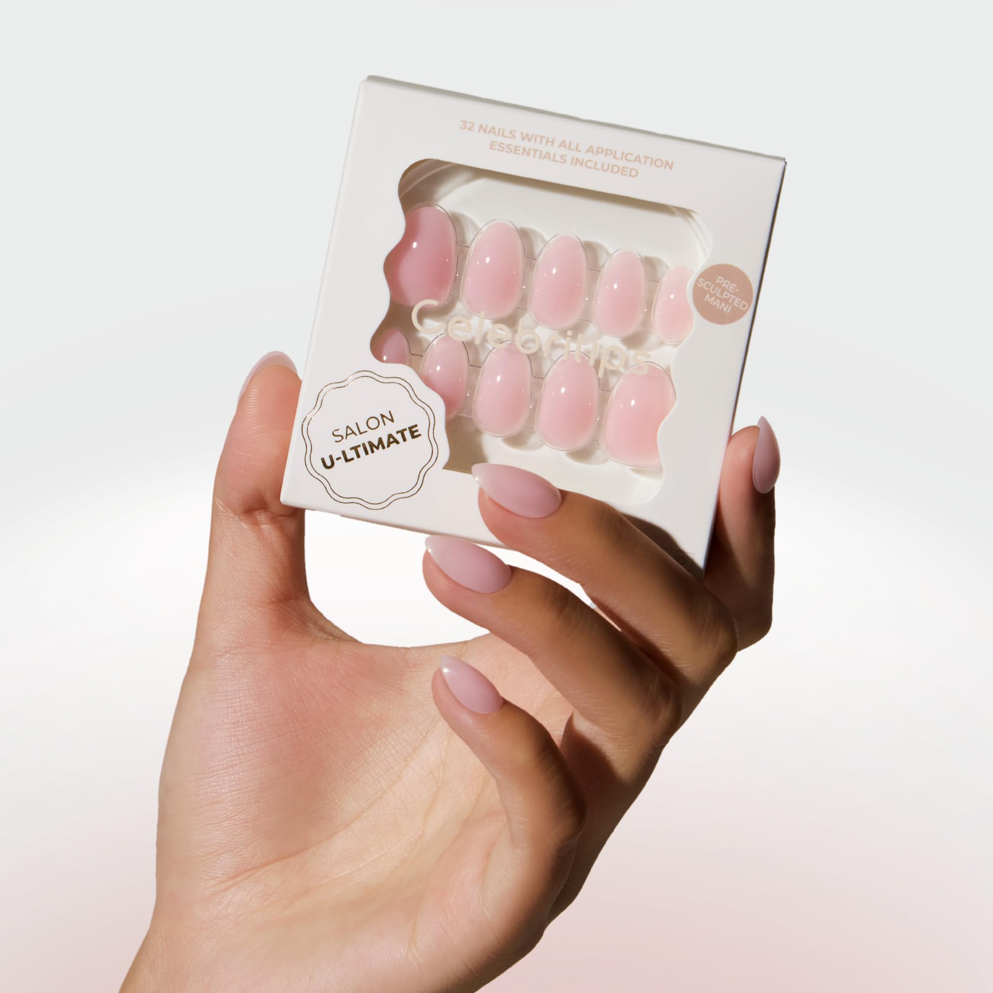 Amazon.com: Celebritips Press On Nails - Salon U-ltimate™ | Clean 