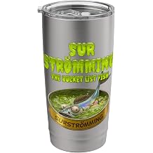 Surstromming Fermented Fish in a Can Stainless Steel Insulated Tumbler