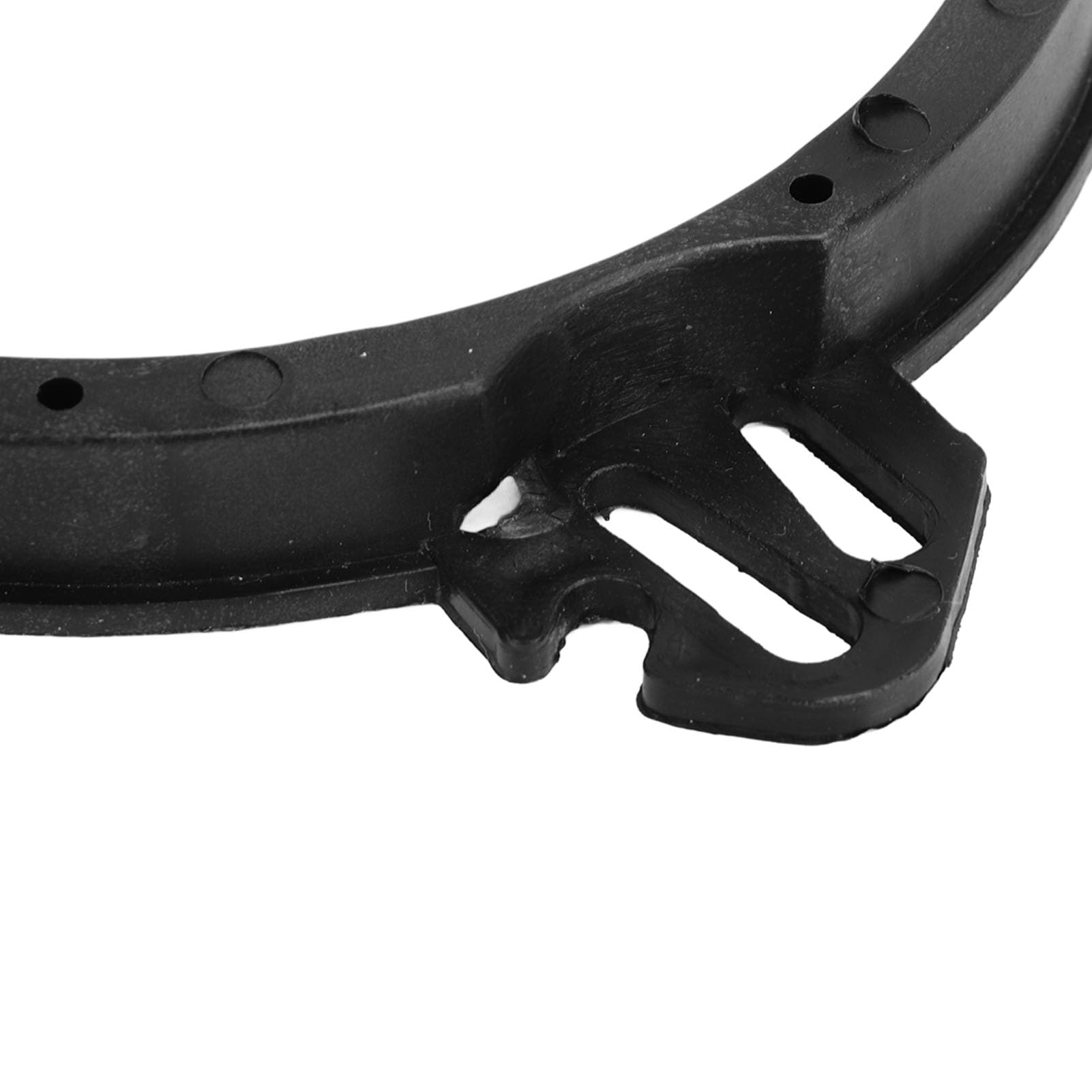 Zestaw 2 adapterów dystansowych do głośników w drzwiach samochodowych, 6,5" czarny do głośnika w drzwiach, wymienne pierścienie dystansowe do Subaru Impreza Forester