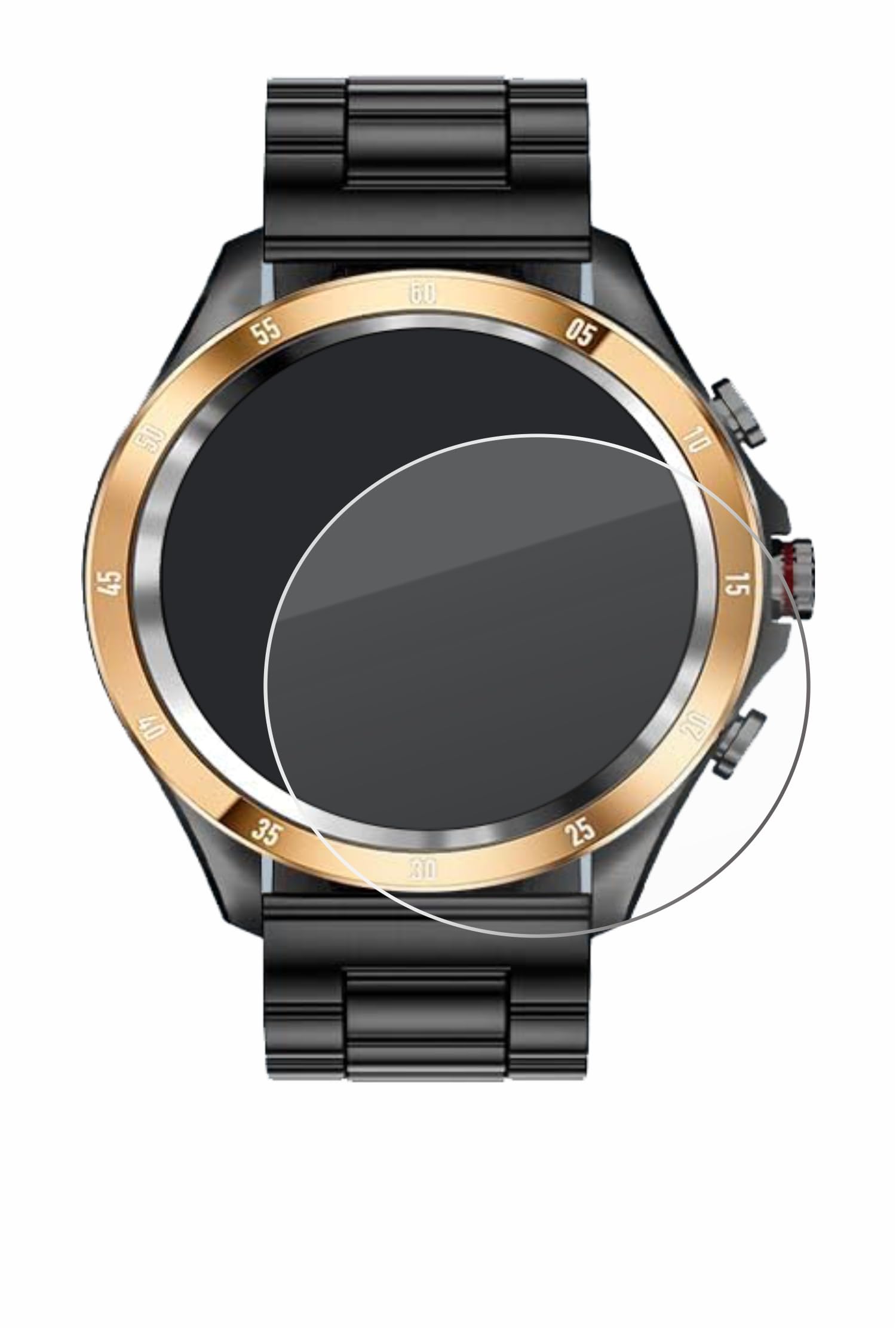 upscreen Screen Protector Film compatible with Lige AS1829I - 9H Glass Protection, Extreme Scratch Resistant