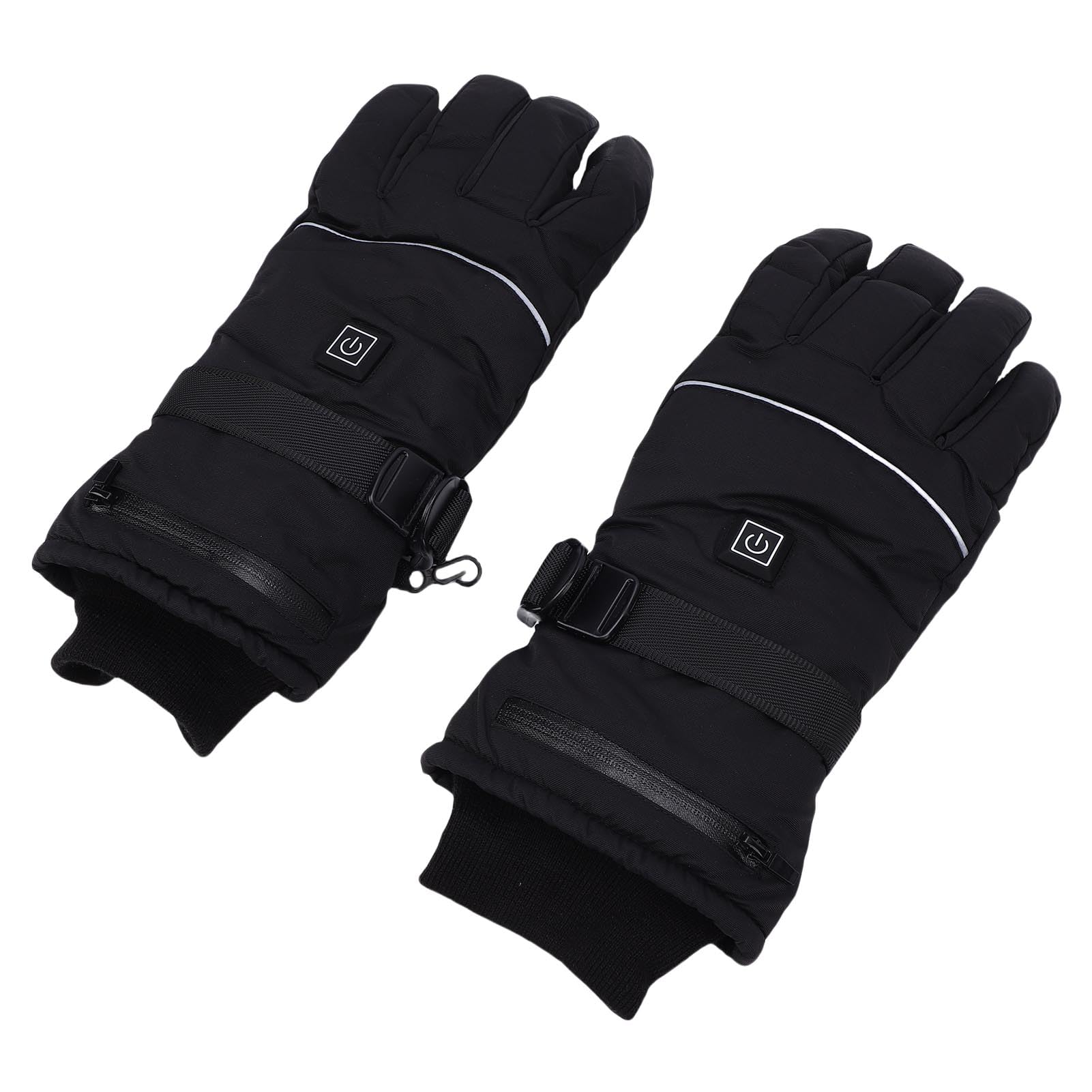 Cosiki Riscaldati Ricaricabili per Uomo Donna, Scaldamani Elettrici con Batteria 2x4000mAh e 3 Livelli di Riscaldamento, per Sci Ciclismo Campeggio Snowboard Escursionismo