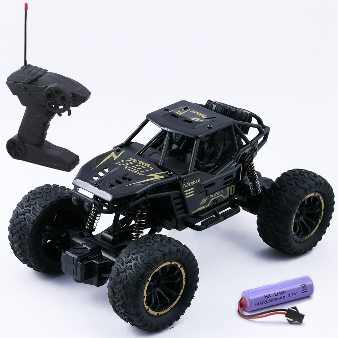 HOMOZE Off-Road Rechargeable Rock Climbing 4WD Monster Truck with 360° Twisting Drift & Programmable Remote | Ultimate Fast Car for Kids 5+ Years | High-Performance R/C Truck for Thrilling Adventures.-image-37