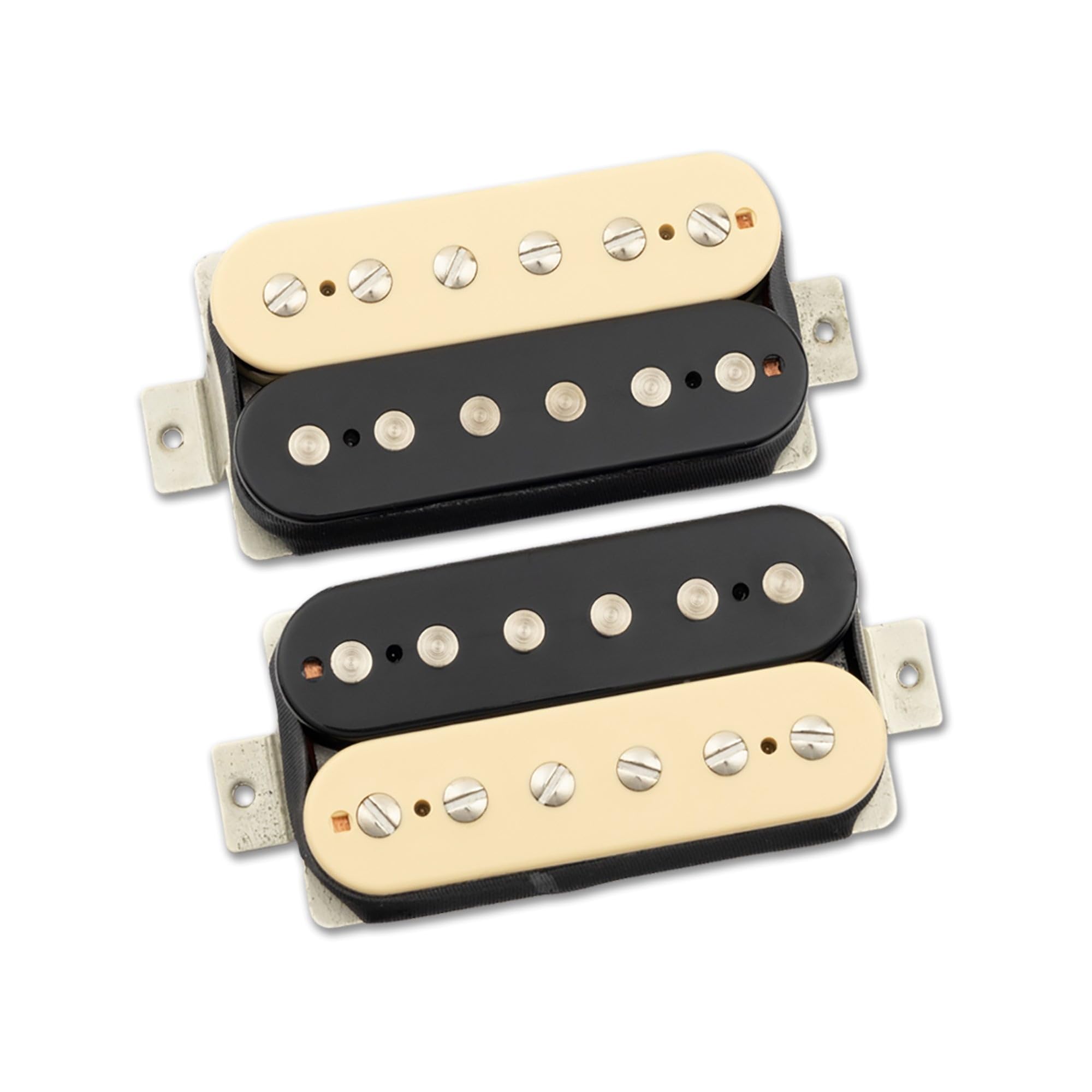 Tonerider Birmingham Humbucker-Tonabnehmer-Set, Zebra, 50 mm Abstand – Alnico 5 Magnete, britischer Crunch, ideal zum Spulenspalten, 4-Leiter-Verkabelung
