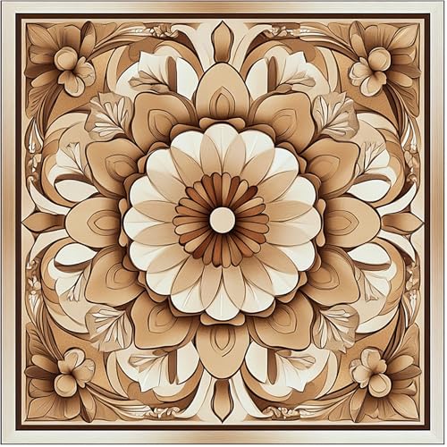 Image of Nuxovilar Peel and Stick Vinyl Floor Tiles, 11.8 inchx11.8 inch