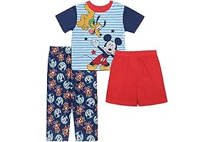 Boys' Pixar Lightyear Toys Story 4 3-Piece Loose-Fit Pajamas Set, Size 3