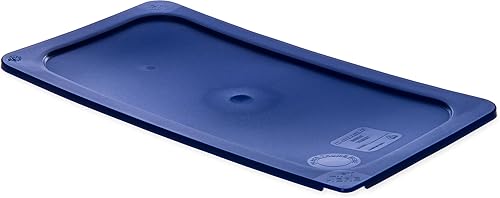 Miniatura 2 de Carlisle FoodService Products 3058060 Smart Tapas Tapa de polietileno de tercer tamaño, azul oscuro