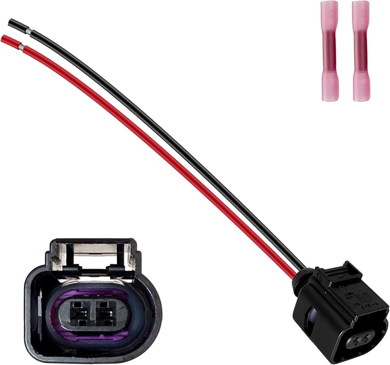 Conector com Chicote para Sensor de Temperatura do Líquido de Arrefecimento QINYRA 8K0973702 – 1 unidade