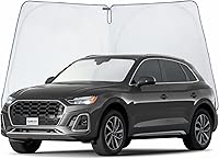Vista 41 de CLIM ART Parasol para parabrisas para Toyota RAV4 2019-2025, parasol plegable de ajuste personalizado, protector solar del vehículo, cubierta