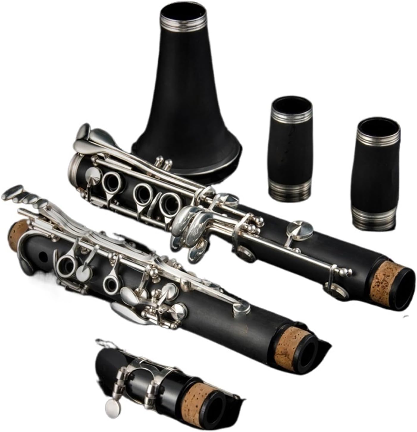 Clarinet B Flat Silver Plated Beginner Professional Performance