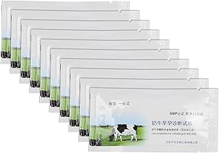 Pregnancy Test Early Detection, 10Pcs Cow Pregnancy Test Paper Livestock Disposable Early Pregnant Detection Testing Tool