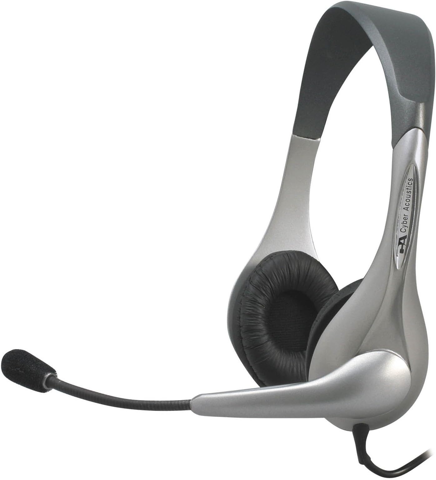 Cyber AcousticsAC-202B Silver Stereo Headset & Microphone