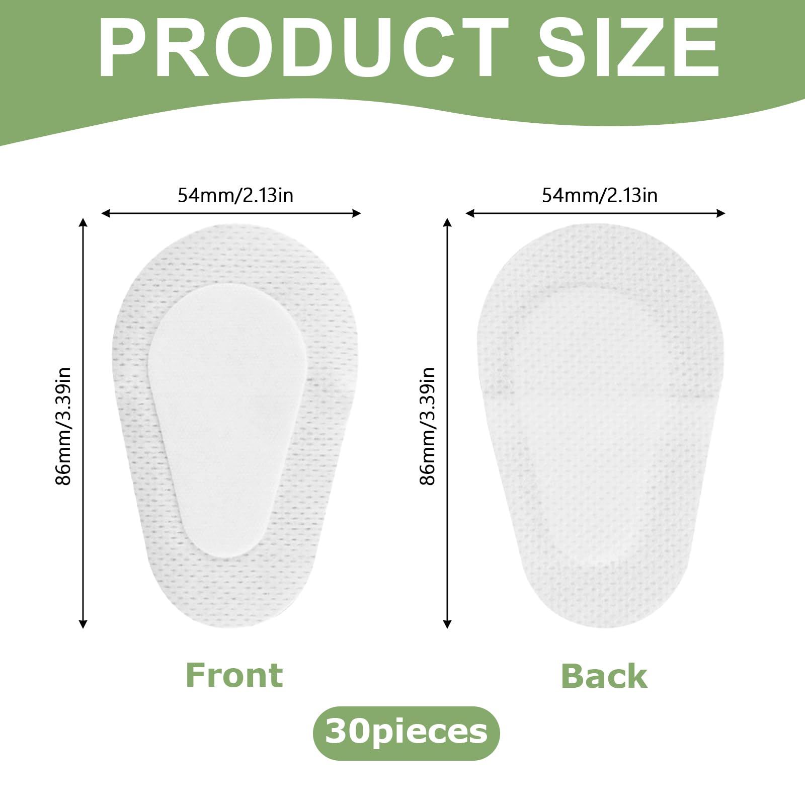 30 Pièces Pansements Oculaires Eye Patchs Non Tissés, Pansements oculaires lavant pour yeux sensibles, oculaires jetables Idéal pour amblyopie, œil paresseux Care