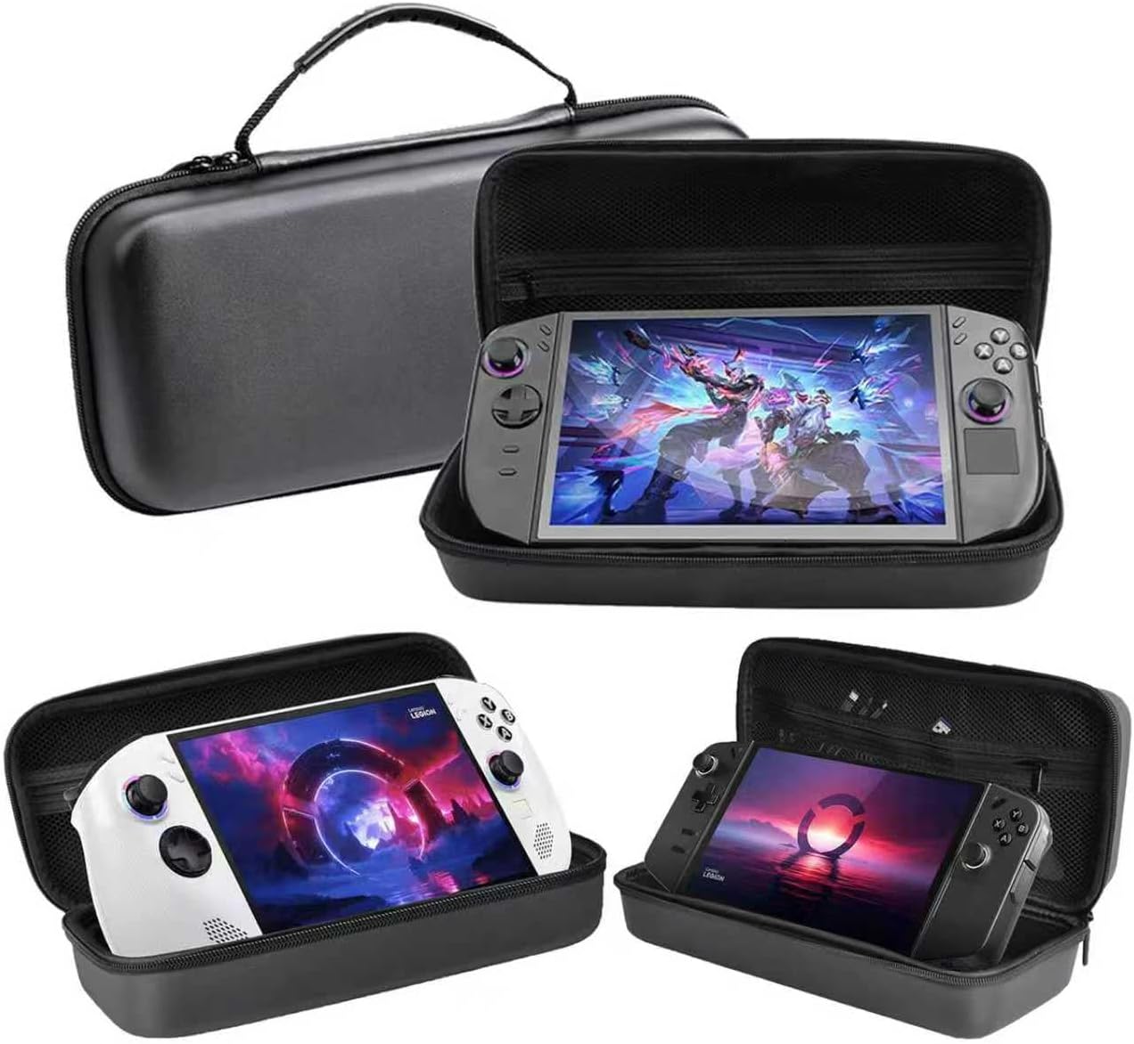 Travel Carrying Case Bag for Lenovo Legion Go S 2025 / Legion Go 8.8" 2023 / Legion Go 2 2025 Gaming Handheld PC Console,EVA Hard Shell Cover for Legion Go Handheld Power Cord,Accessories