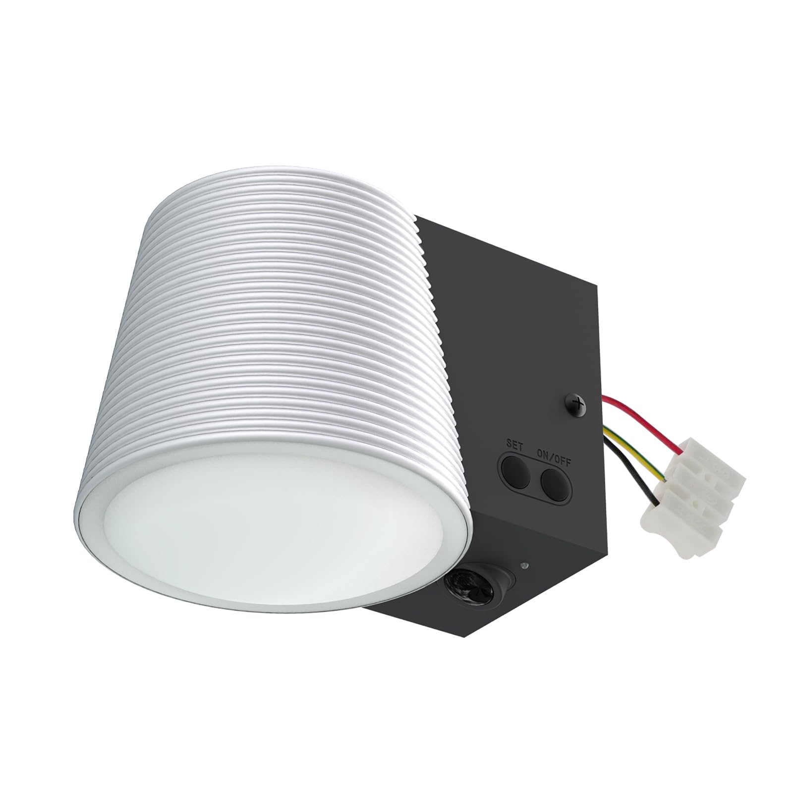 Photo 1 of SOTTLOT Outdoor Light Fixture, AC/Solar Hybrid Charging Porch Light Outdoor Dimmable, 2700K/4000K/6500K, PIR Motion Sensor, 1000LM Outdoors Sconce Lights Waterproof for Door Yard Garage, White,1pcs