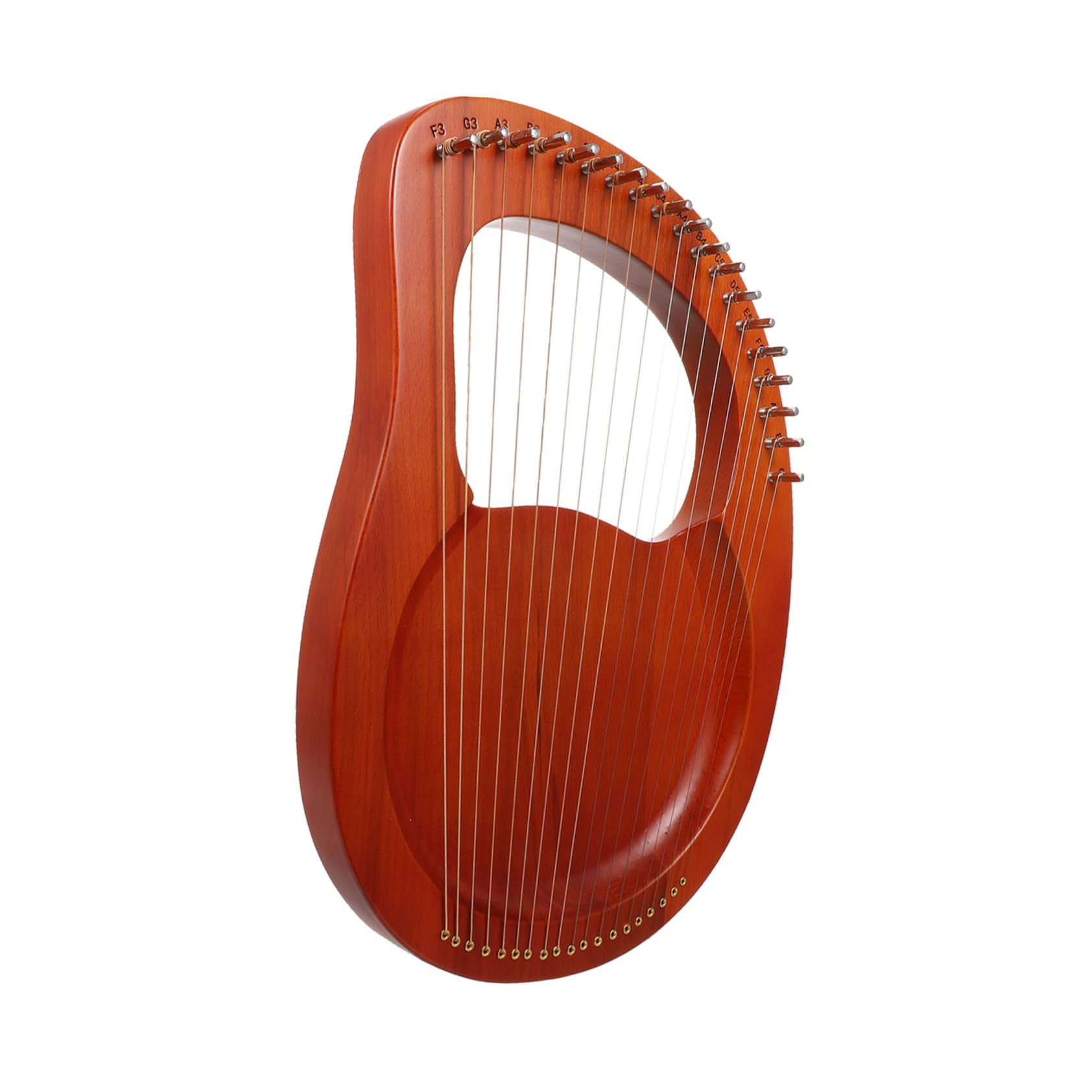 TOYANDONA Lira Antica Portatile 19 Corde Metalliche, Design Leggero per Ragazzo Ragazza, Suono Melodioso e Rilassante, Strumento Musicale