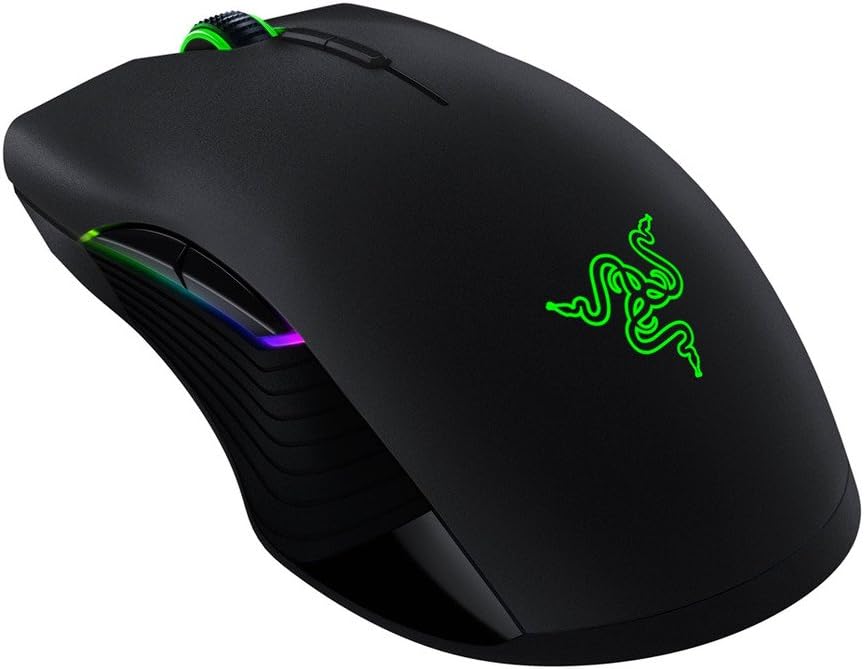 RZ01-02120100-R3U1 Lancehead - Professional Grade RGB Ambidextrous Wired/Wireless Gaming Mouse - 16000 Adjustible DPI