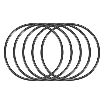 TA-VIGOR 50Pcs Nitrile Rubber O-Rings, 55mm OD 52mm ID 1.5mm Width Rubber Washers Spacer O-Rings Gasket kit, Metric Sealing Gasket for Hose, Faucet, Automotive, Plumbing