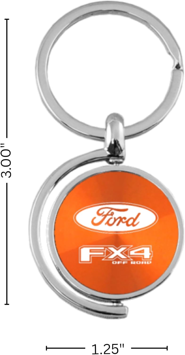 AU-TOMOTIVE GOLD, INC. Officially Licensed Spinner Key Fob for Ford FX4