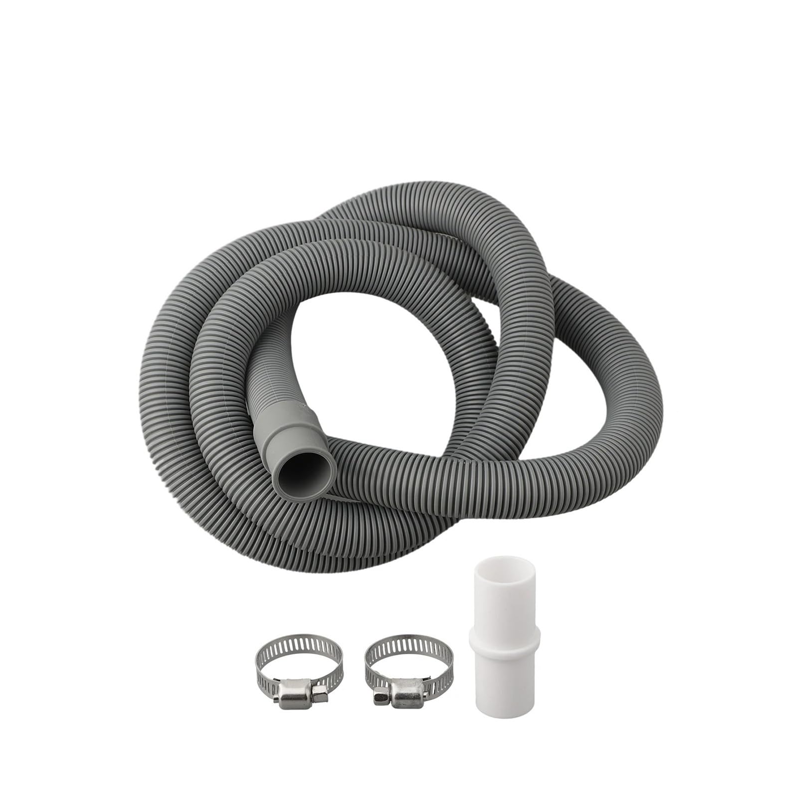Desagüe For Lavavajillas De Lavadora De 70/150/200 Cm, Tubo De Extensión Con Juego De Abrazaderas De Conexión De Manguera Conectora(150cm)