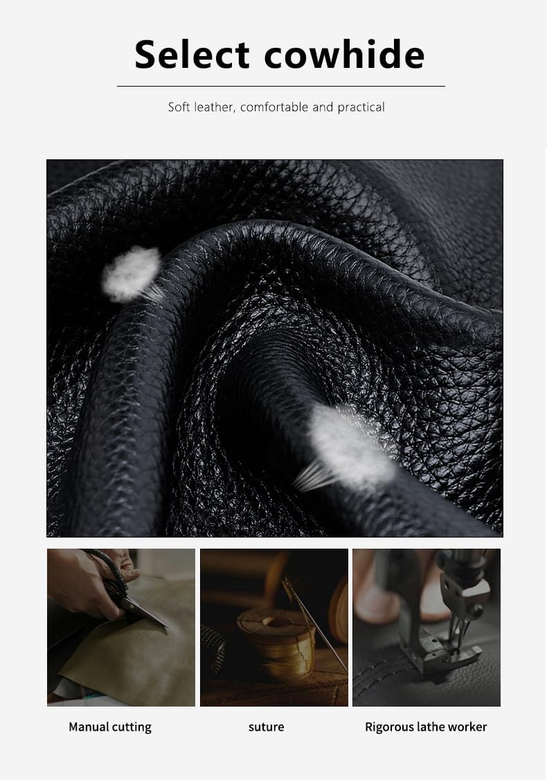 Leopard print Genuine leather square handbag Underarm large capacity single shoulder cowhide women's pillow bag 2025 Light Storage - Image 6