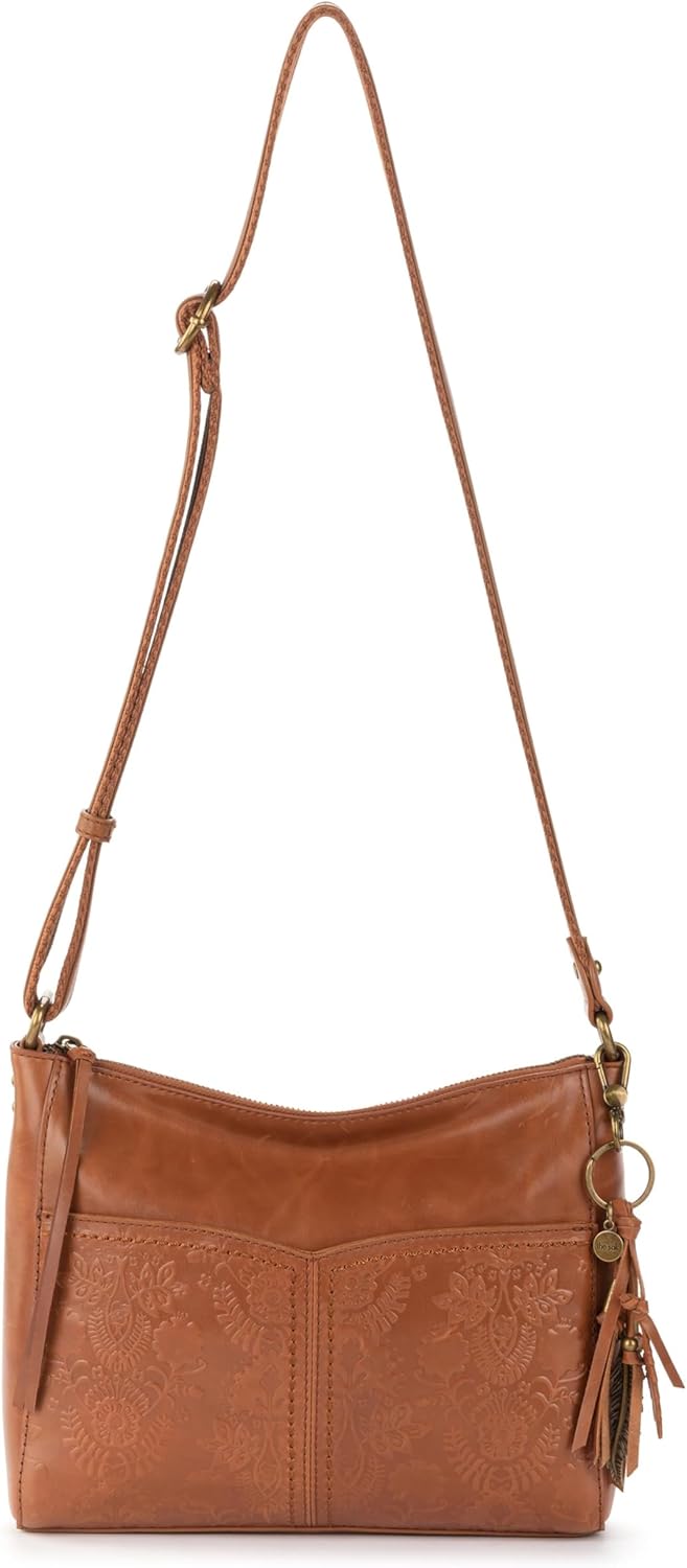The Sak Alameda Leather Crossbody Purse - Leather Women's Handbag for Everyday & Travel - Cross Body Bag With Zipper - Image 7