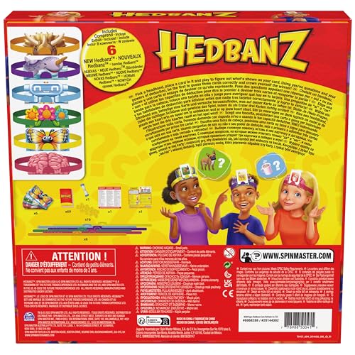 Hedbanz 2nd Edition Picture Guessing Board Game- Family Games | Games for Family Game Night| Kids Games | Card Games for Families & Kids Ages 6 and up by Spin Master Games - Image 9