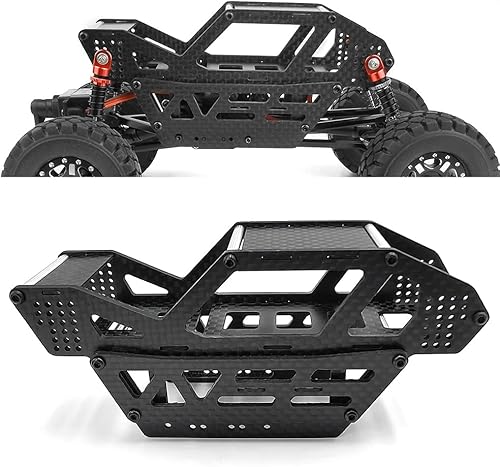 Miniatura 5 de Chasis de fibra de carbono RC con marco de jaula enrollable para automóvil SCX24 de 124 RC Crawler Car SCX24 Actualizaciones de cuerpo AXI0001
