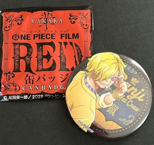Amazon ワンピース Film Red 劇場 映画 輩缶バッジ 23弾 サンジ アイドル 芸能人グッズ 通販