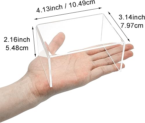 Miniatura 4 de 8Pcs Acrylic Display Risers(6",5",4" 3") Clear Product Stand,Cupcakes Holder Dessert Display Transparent Showcase Stands, Candy Bar Risers, Acrylic