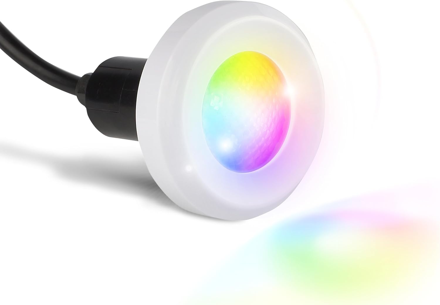 S.R.Smith Treo LED Pool Light – 12 Volt Color Changing Underwater Lighting for Inground Pools and Spas – Compatible with PoolLUX Power