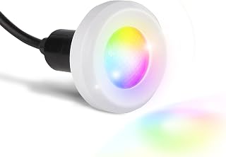 S.R. Smith Treo LED Pool Light 12V 5W with 80' Cord - 6 Colors, 50K Hour Life, Wide Beam for Pools & Spas