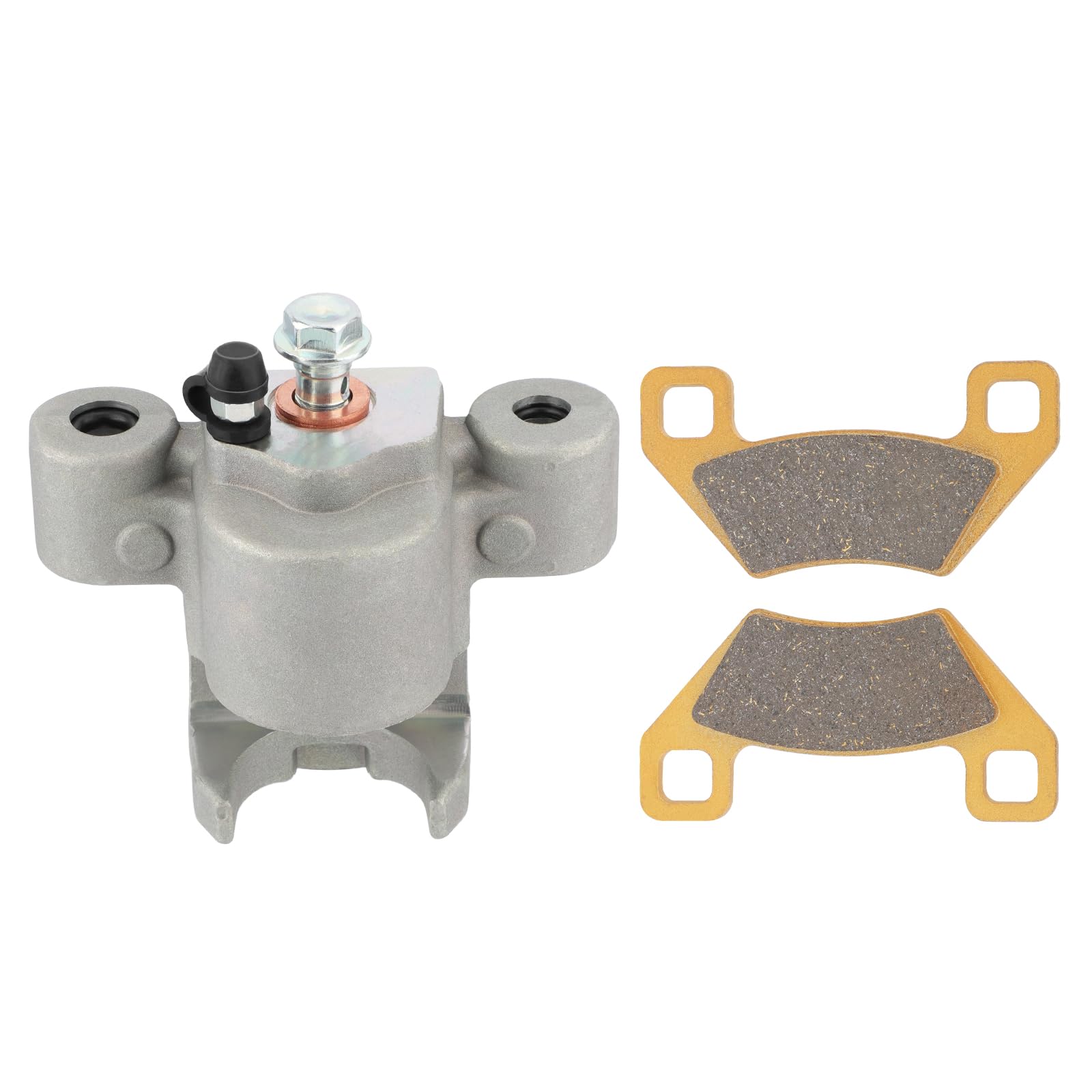 Caltric Front Brake Caliper Set With Pads – Compatible With Arctic Cat 250 300 400 500 650 700 1000 UTV/ATV