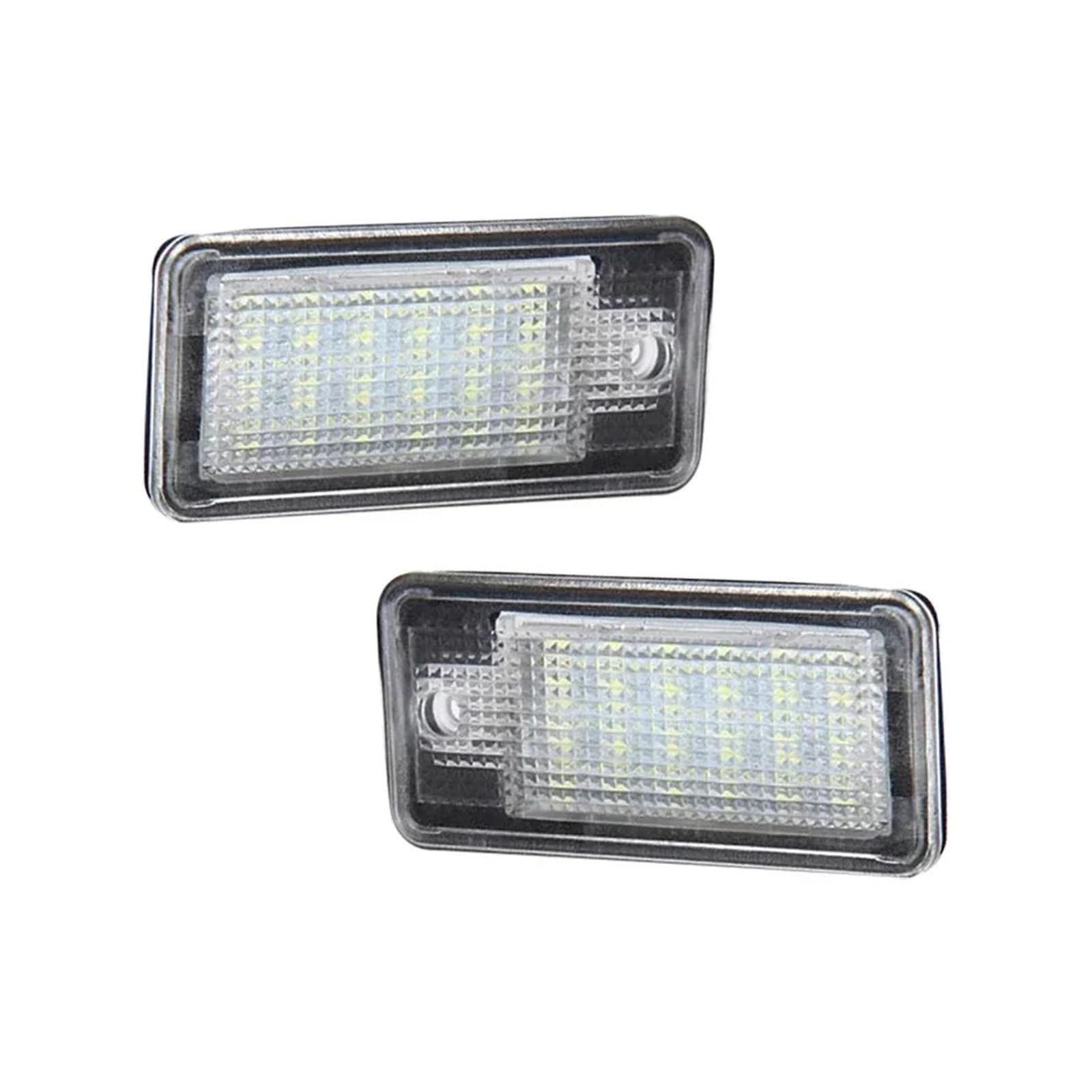 Luz de matrícula para A8 S8 y Q7 lámpara de sustitución trasera Canbus sin error 2 piezas 8