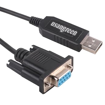 PL2303GT USB RS232 to DB9 Cross Wired Rollover Null Modem Cable Null modem pinout 2-TXD, 3-RXD 5-GND, 7-CTS. 8-RT