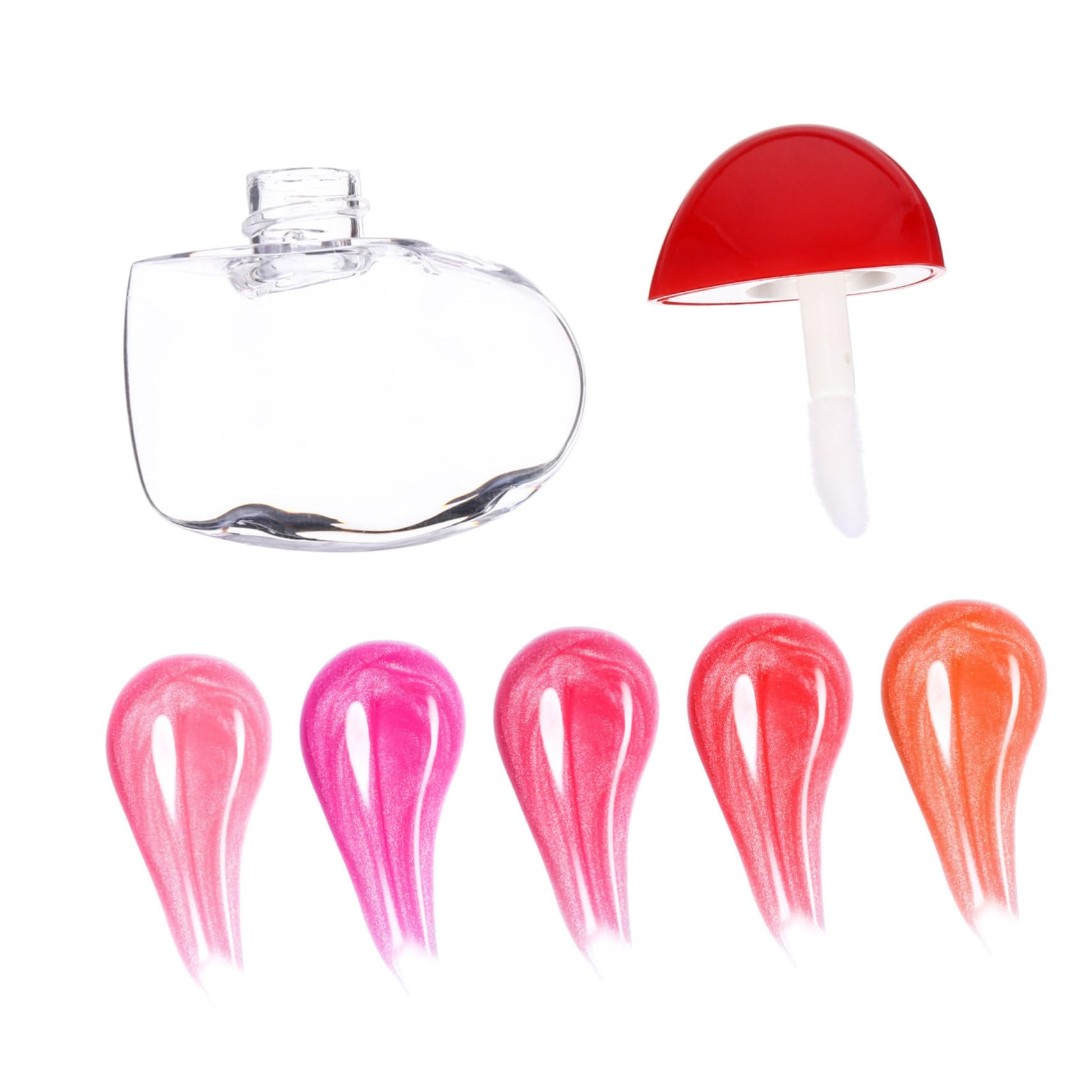 Healeved 3 Sätze Flasche Lipgloss Flaschen Für Lippenbalsam Lippenbalsam-tuben Klare Lipglosse Lippenstift Set Lipenschtift Set Lippenstift Tube Lipgloss-flaschen Plastik Rot 20 Stück * 3