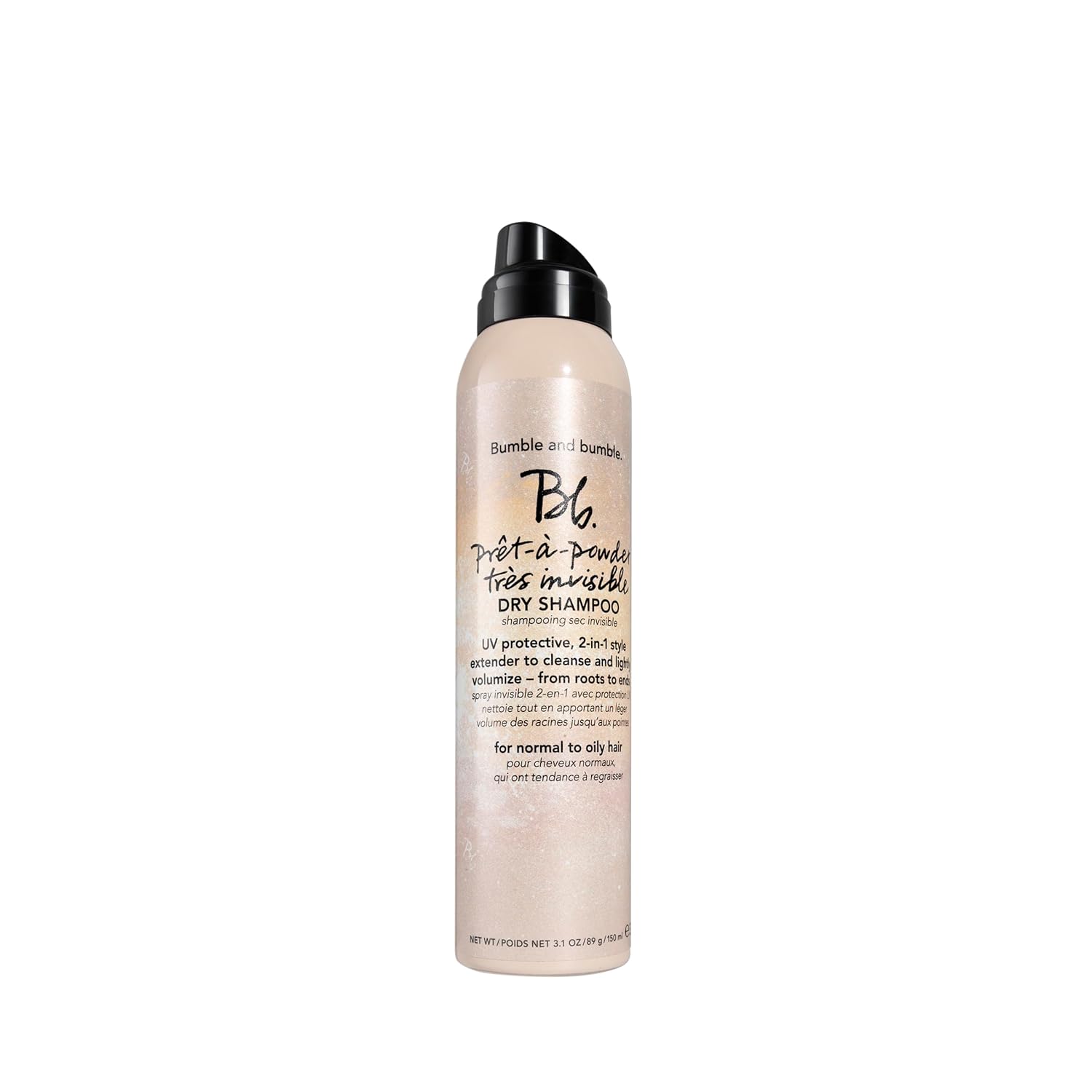 Bumble and bumble. Prêt-à-powder Très Invisible Volumizing Dry Shampoo | Volumizing, Dry-Cleansing, UV Protective + Absorbs Oil | Curly, Wavy, Straight