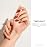 Nailog Semi Cured Gel Nail Strips 34 pcs | Long Lasting Nail Polish Sticker Wraps with Glossy Gel Finish | Twilight