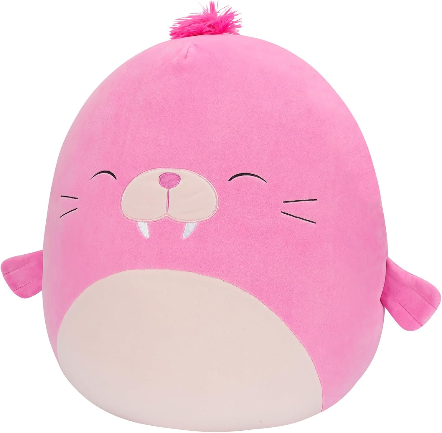 Squishmallows SQCR04223 - pink mors Pepper 50 cm, official plush Kelly Toys, super soft cuddly toy