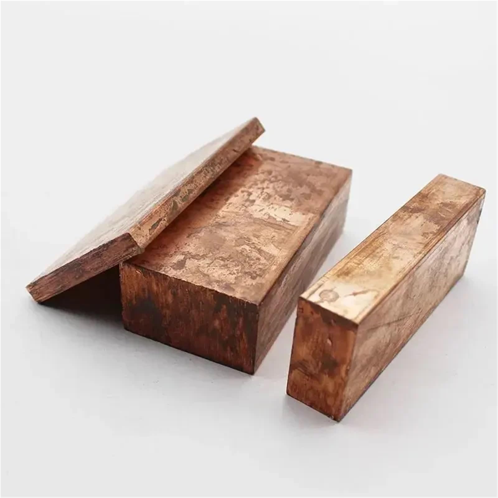 Barras planas de cobre, placas, tiras, láminas, varillas, varios tamaños Adecuado para joyería y manualidades(Length 500mm 1pc,2x55mm)