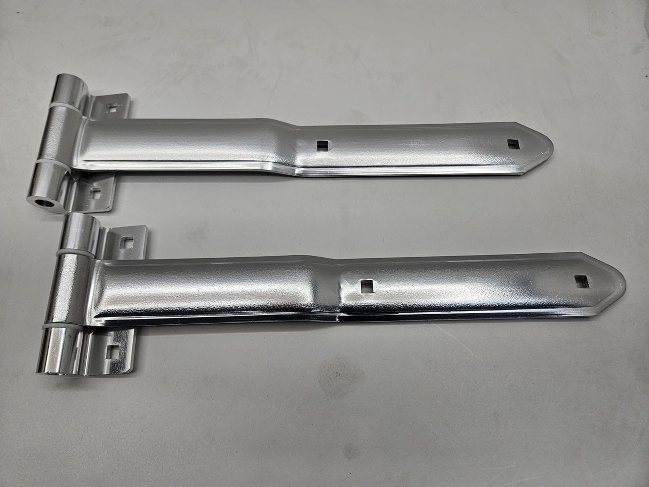 CTW Aluminum Cargo Utility Trailer RV Door 16" Strap Hinges, Pair, Offset Bent Hinges, for Trailer RV