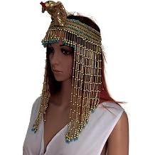 طوق الشعر الترتر الذهبي تأثيري كليوباترا الأفاعي عقال الكوسبلاي اللوازم عقال الأفاعي عصابة الشعر الدعائم الصورة