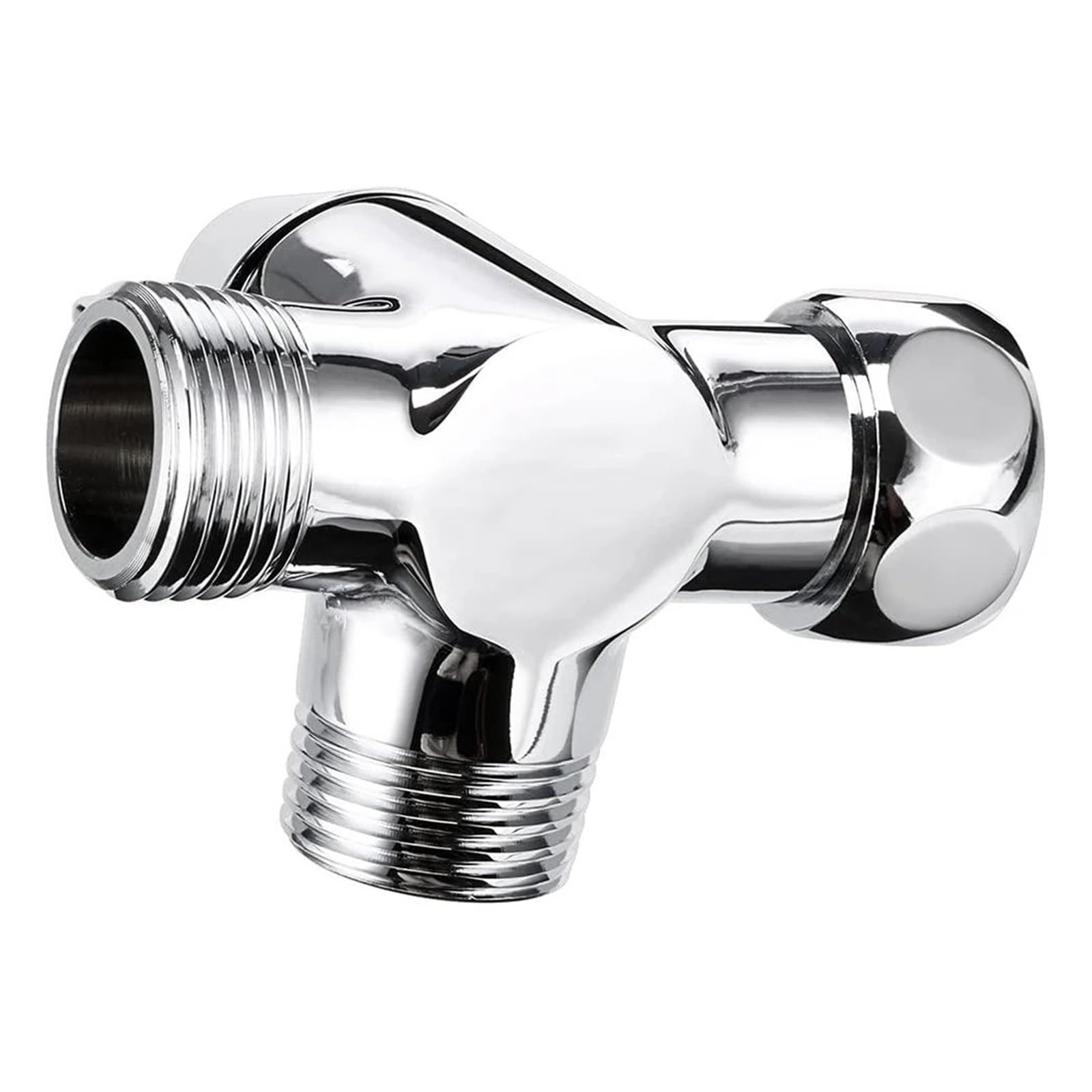 1 Uds. Válvula angular for grifo, desviador de 3 vías, adaptador T de 1/2 ", válvula de agua, accesorios de baño Para Cocina, BañO
