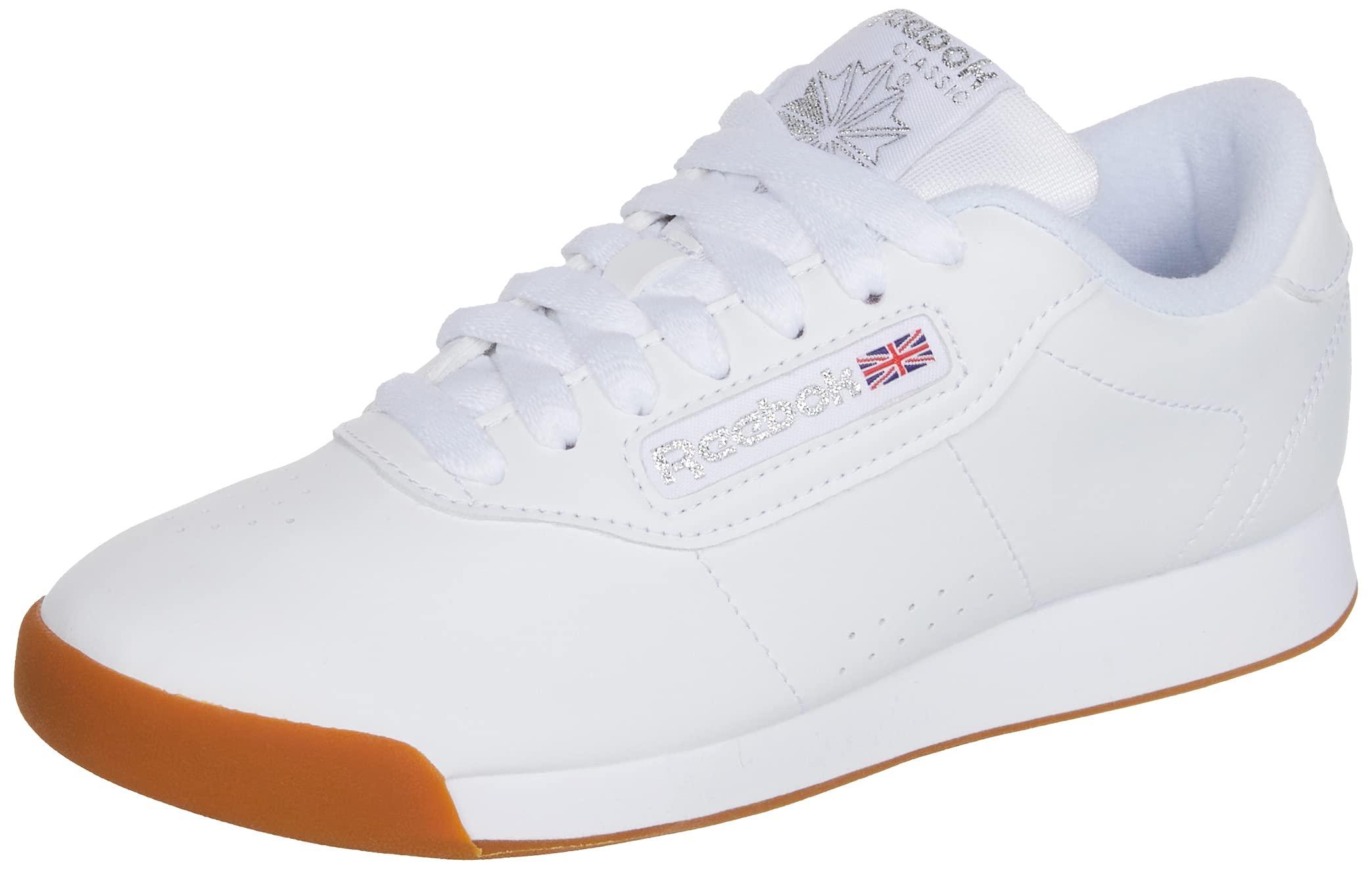Reebok Men's Classic Nylon Trainers, White Gum, 7.5 UK