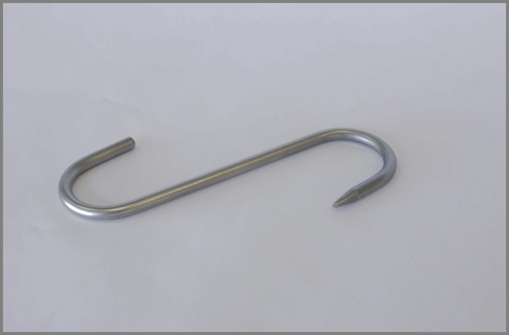 Pack of 10 Butchers Hooks, S Hooks, Smoking Hooks, Stainless Steel Hooks, 6 mm x 14 cm, Pack of 10