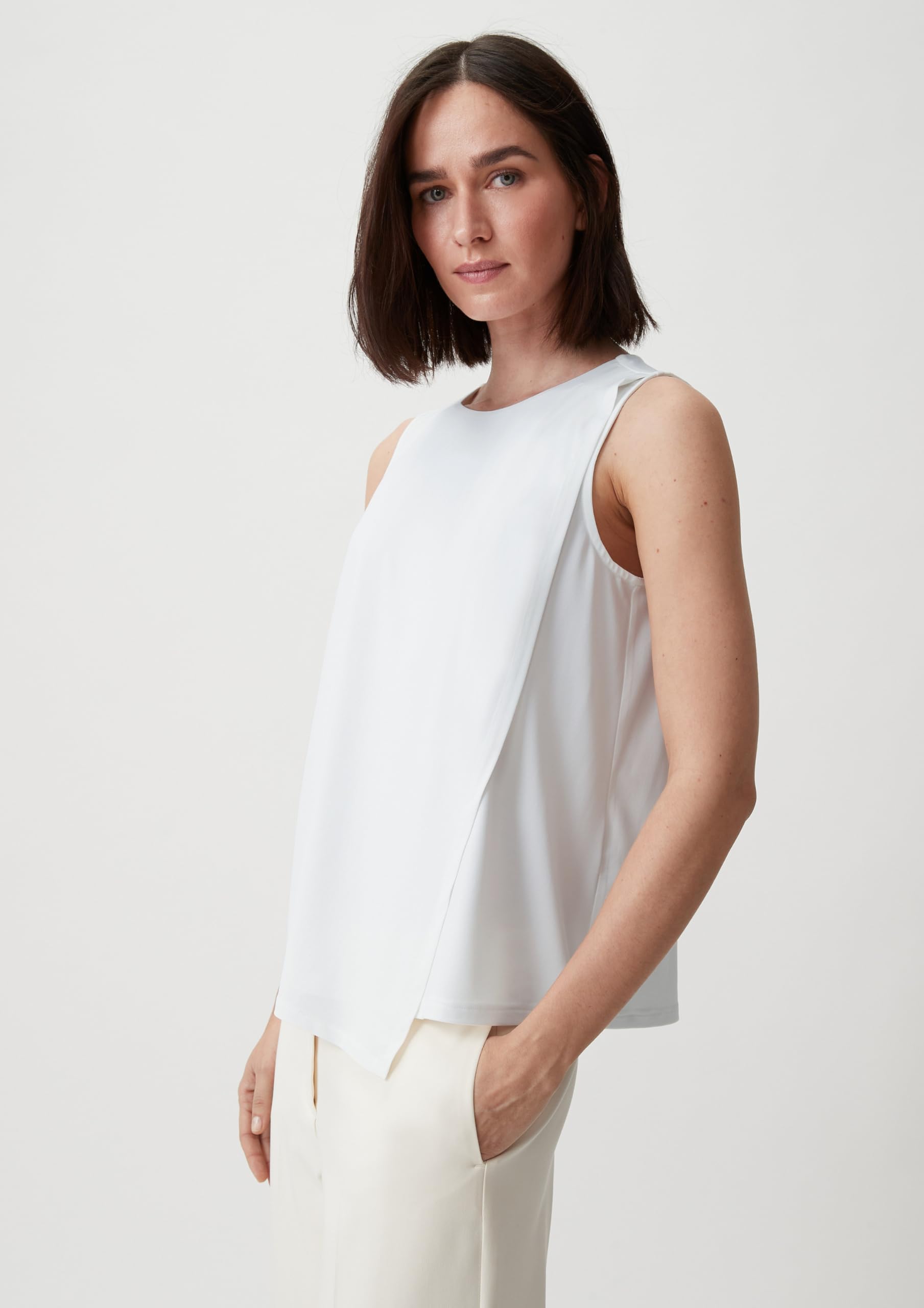 Comma Blusenshirt mit Layering-Detail