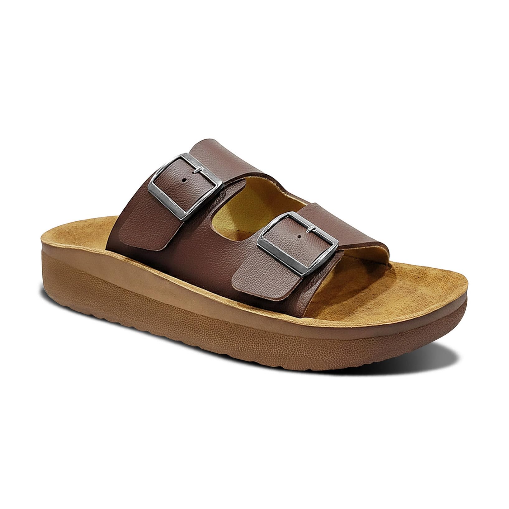 Stylish Men's Sandals | Comfortable, Lightweight & Anti-Skid | PU Material Casual Footwear for Office & Daily Use-image-22
