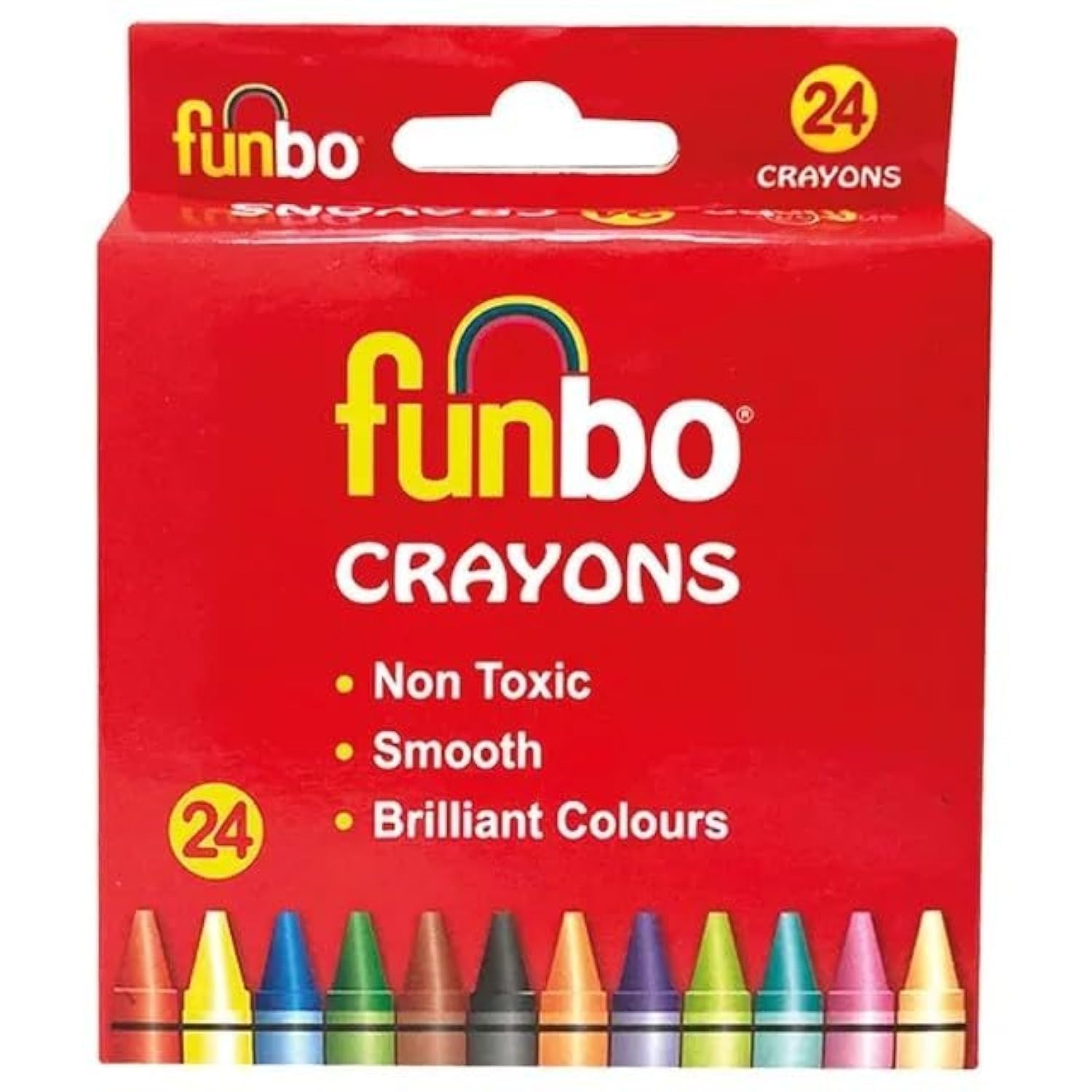 FunboCrayons Color Pencil 24-Piece Pack