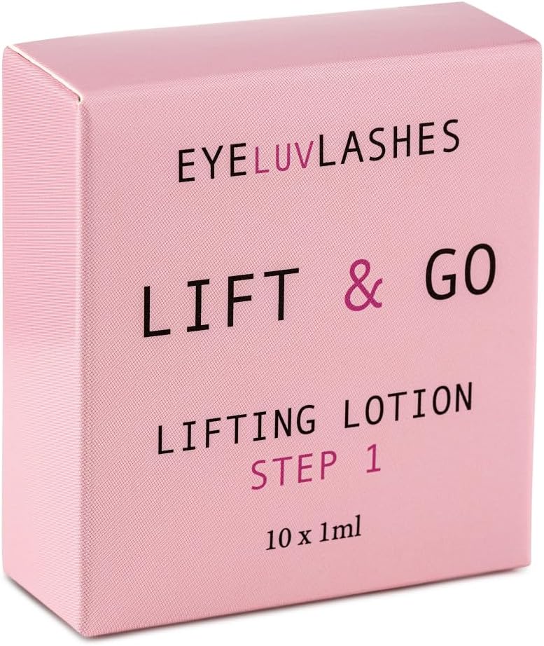 10 x 1ml Lash Lift Lifting Lotion Sachets Lash Lifting Brow Lamination Eyeluvlashes Vegan Cruelty Free LIFTING PERMING LOTION STEP 1 (10 SACHETS)