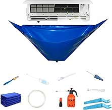 Air Conditioner Cleaning Cover, Air Conditioner Cleaning Kit, Wall Mounted Air Conditioner Cover, Dust Washing Clean Protector AC Cleaning Set, Durable Air Conditioner Service Bag