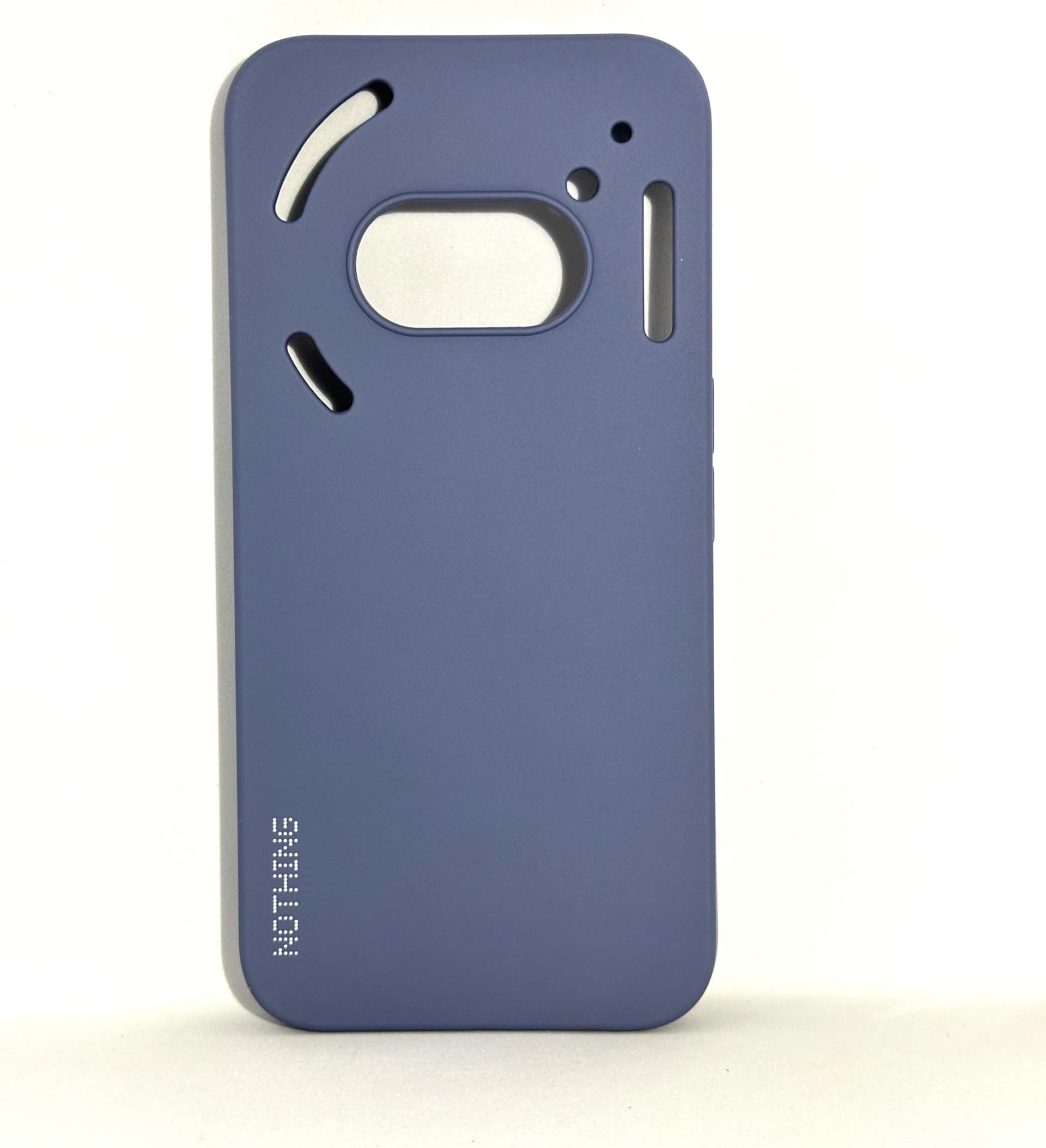 Silicone Case for Nothing Phone 2a, Liquid Gel Rubber Bumper Case with Soft Microfiber Lining Cushion Slim Hard Shell Shockproof Protective Cover for Nothing Phone 2a 5G 2024 (Gray)